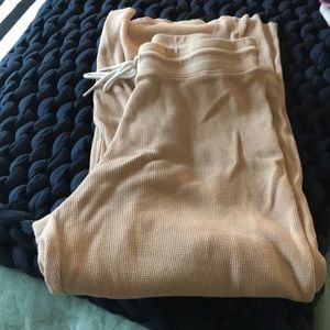 Mate the Label Organic Thermal Wide Leg - Latte